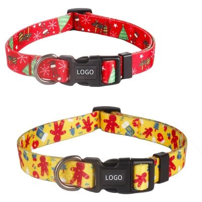 購入 犬 ペット ギフト 犬ポリエステル クリスマス カスタム 防水 ペット ネックレス 調整可能 贅沢 オンライン製造