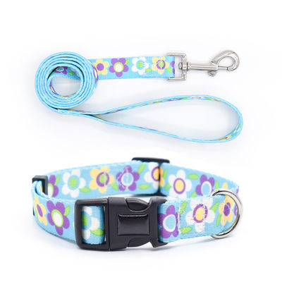 購入 カスタム革の犬のネックレスとリードセット ストライプハーネスネックレスネックレスセット オンライン製造