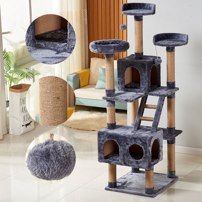 購入 Cat Tree Scratc 毛皮ロープポスト 持続可能な生活のための毛皮素材で作られた オンライン製造