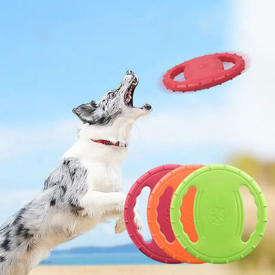 購入 犬の飛行玩具 機能 屋外EVA 犬の飛行盤 耐久性のあるトレーニング玩具 オンライン製造