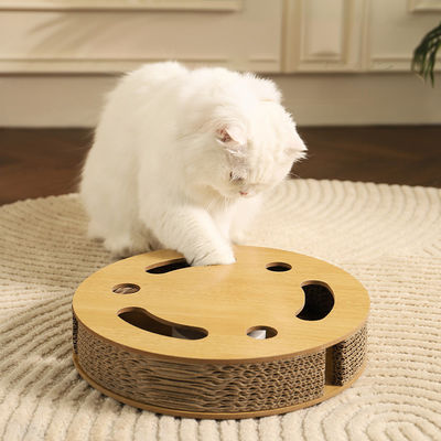屋内 インタラクティブな猫のスクラッシングボード 丸い猫のスクラッシングボード OEM