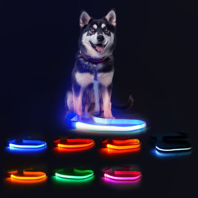 120cm LED 犬のリード 充電可能なUSB照明犬のリード 個人向け