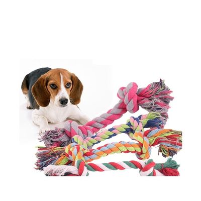 ペット用玩具 手織りセット 噛む インタラクティブ 噛む 綿 犬用ロープ 玩具 小型動物
