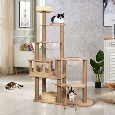 猫 アクティブ・プレイ トイ 多層高層ハウス 猫 アクティビティ ツリー シサル 掻き立て 柱 木 アクティビティ 猫 アクティビティ